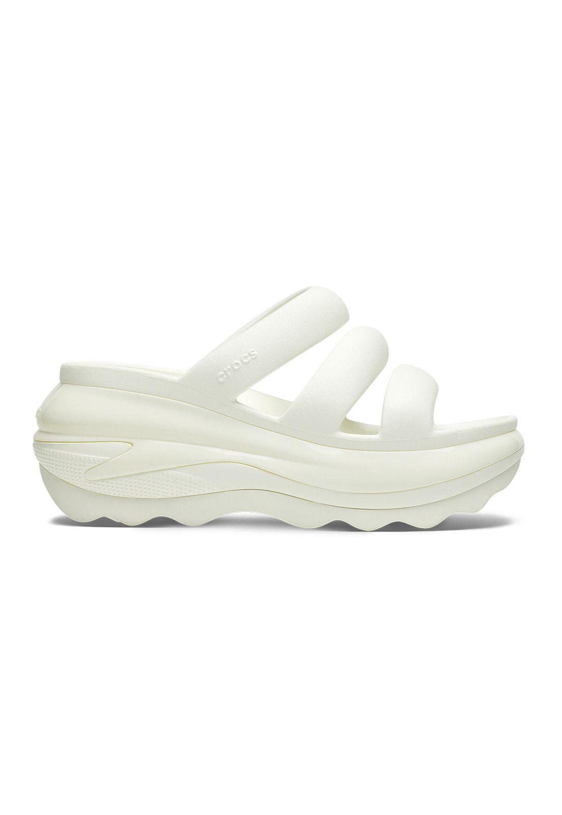 Sandalia Crocs Mujer Megacrush Tr Strap Blanco-0