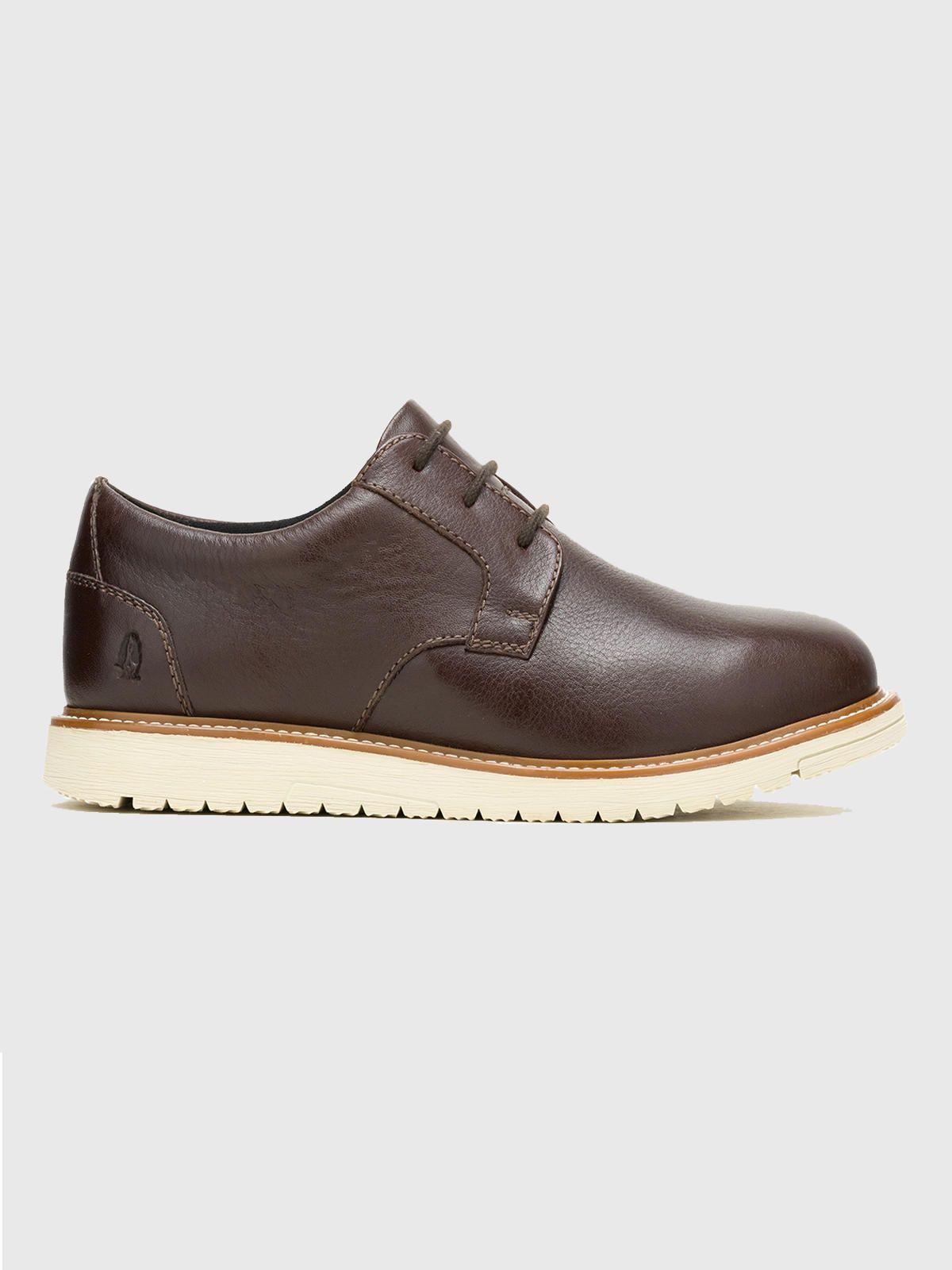Zapato Cuero Café Hombre Jenson Oxford -1