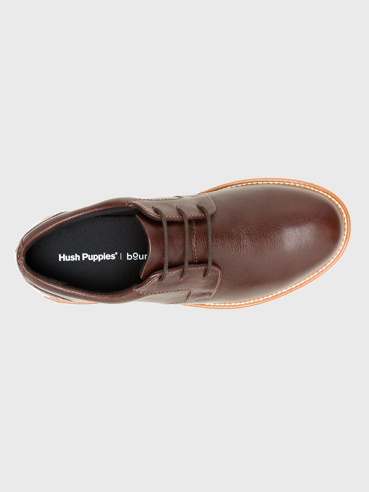 Zapato Cuero Café Hombre Jenson Oxford -4