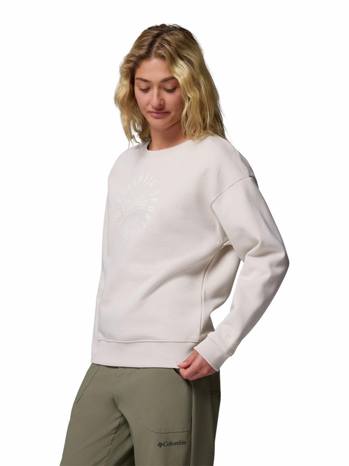 Poleron Mujer Meridian Creek Crew Gris-1