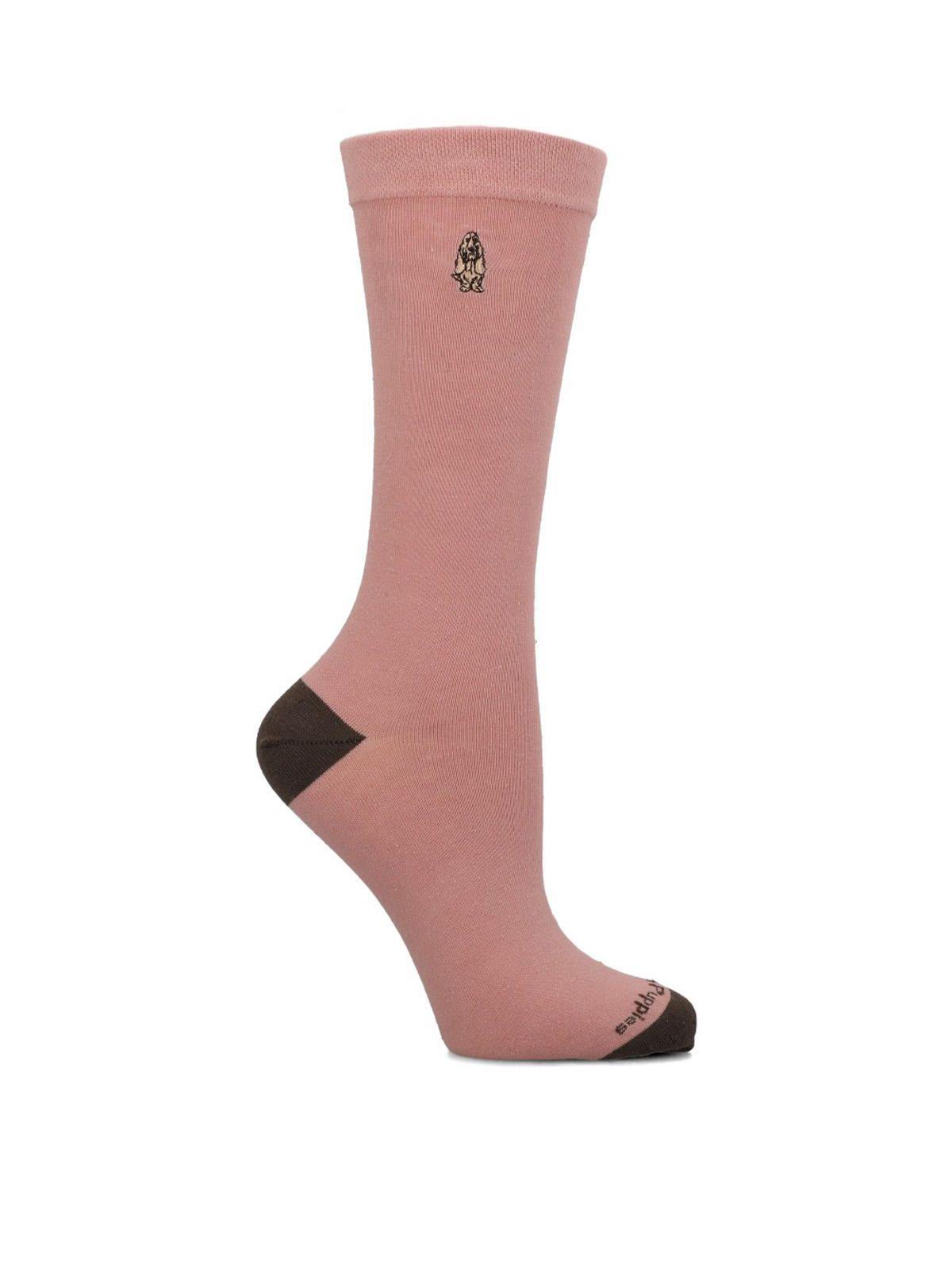 Calcetín Algodón Mujer C Cuff Classic Rosado-0