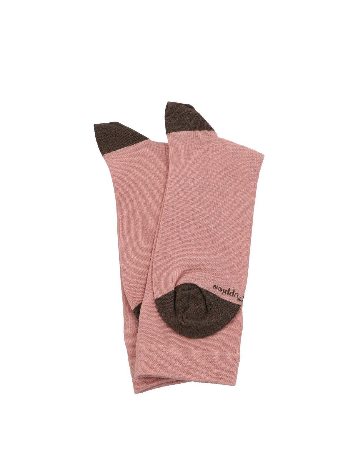 Calcetín Algodón Mujer C Cuff Classic Rosado-2