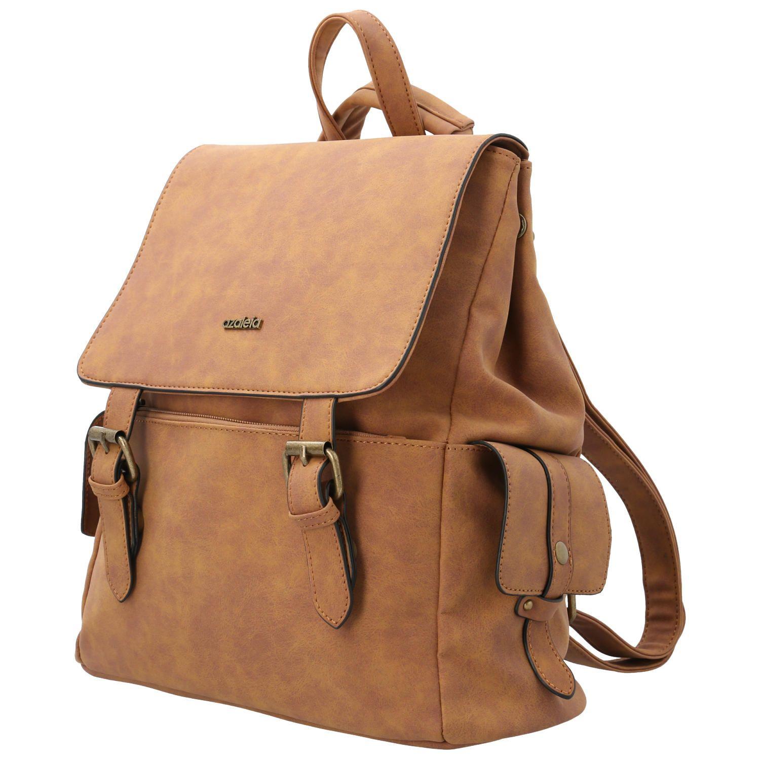 Cartera Rex Backbag Camel Mujer-1
