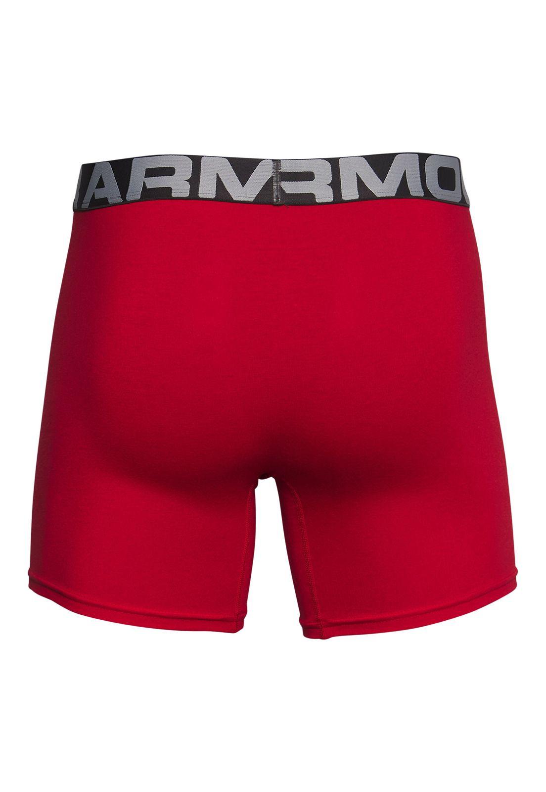 Boxer Hombre Charged Cotton 6In 3Pack Rojo-1