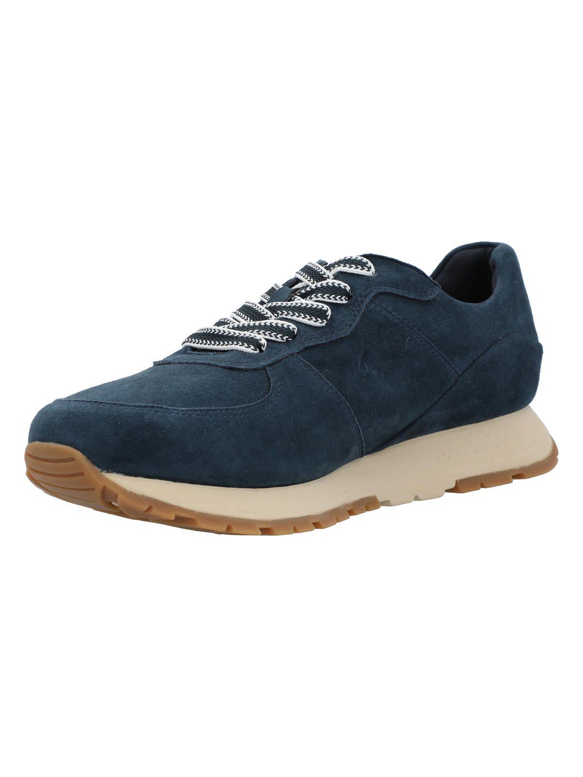 Zapatilla Cuero Mujer Thao Azul-4