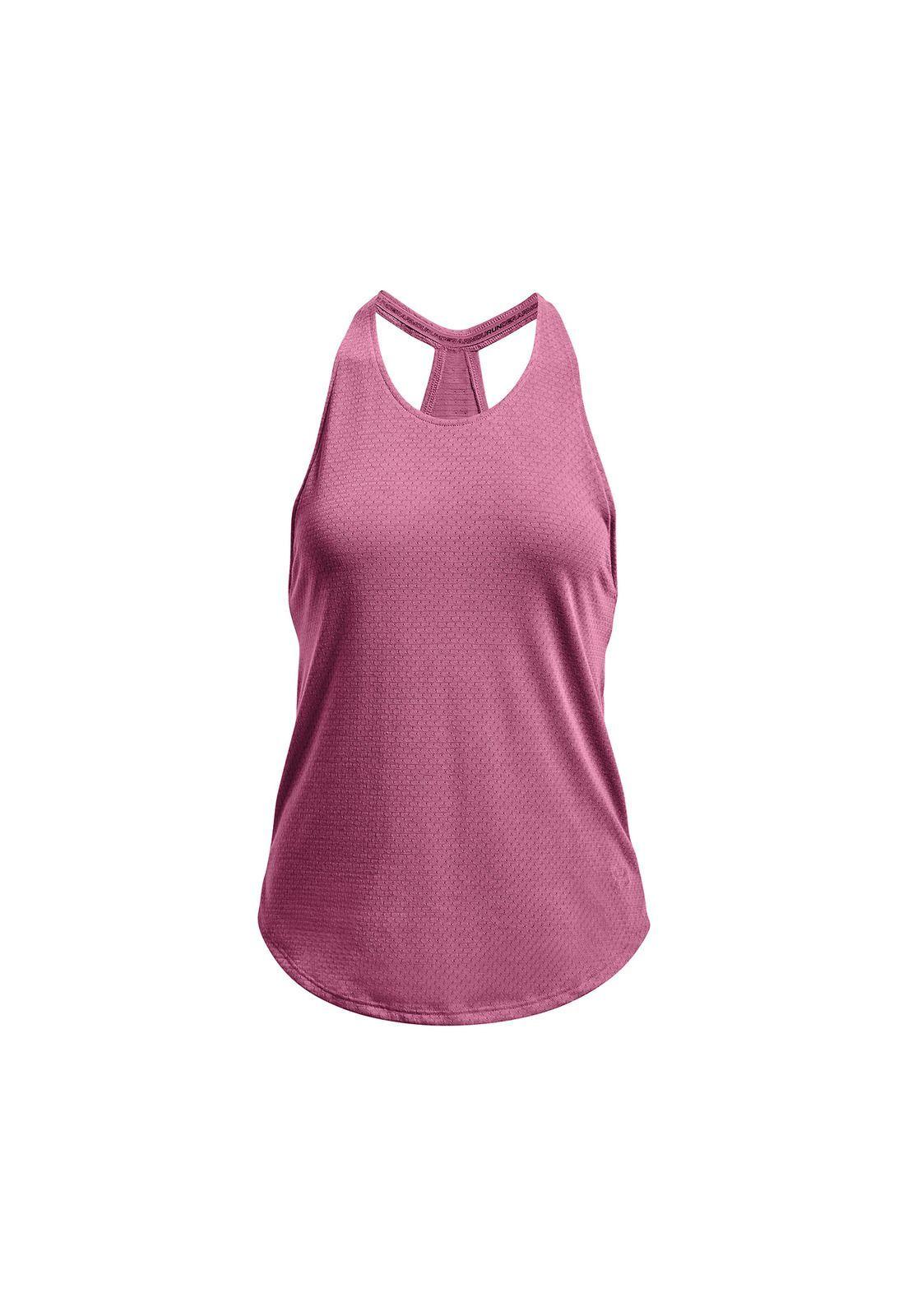 Polera S/M Mujer Ua Streaker Tank Rosa-0