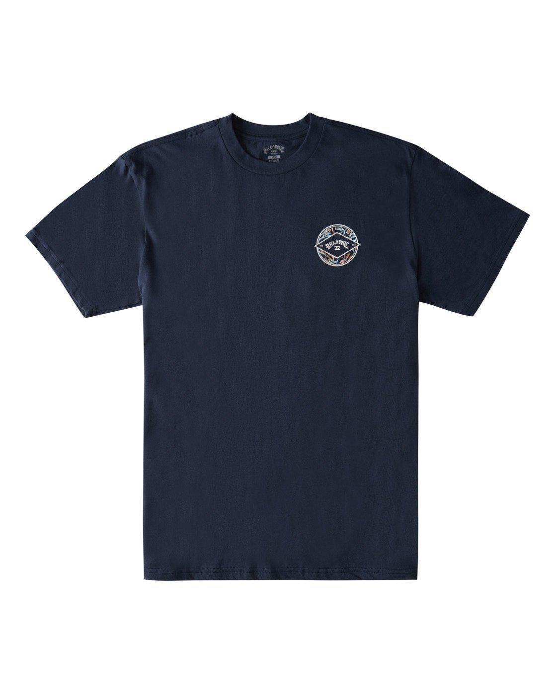 Polera M/C Hombre Rotor Arch Azul Marino-5