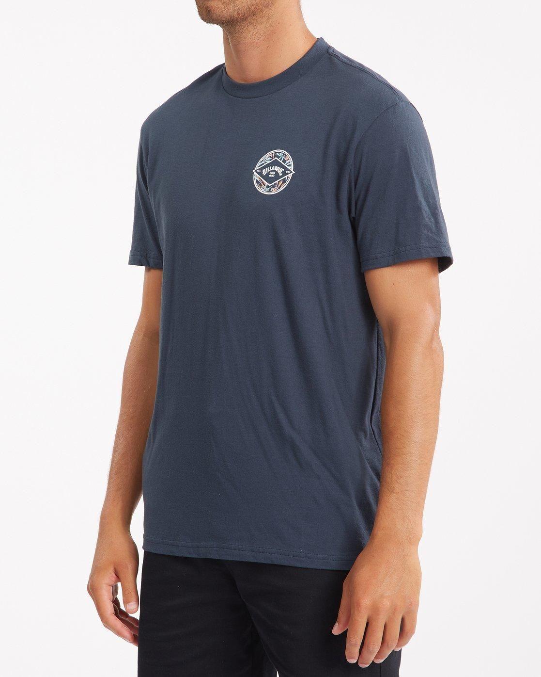 Polera M/C Hombre Rotor Arch Azul Marino-7