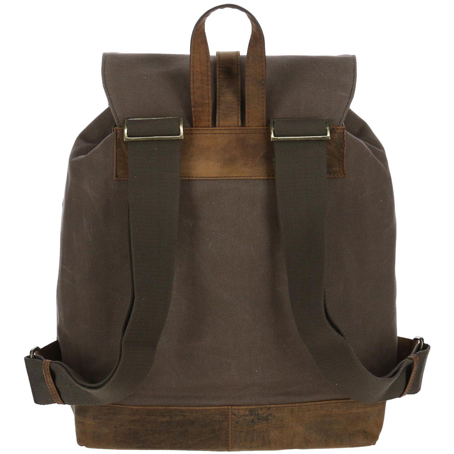 Mochila Cuero Leeds Back Café Hombre Rockford-2