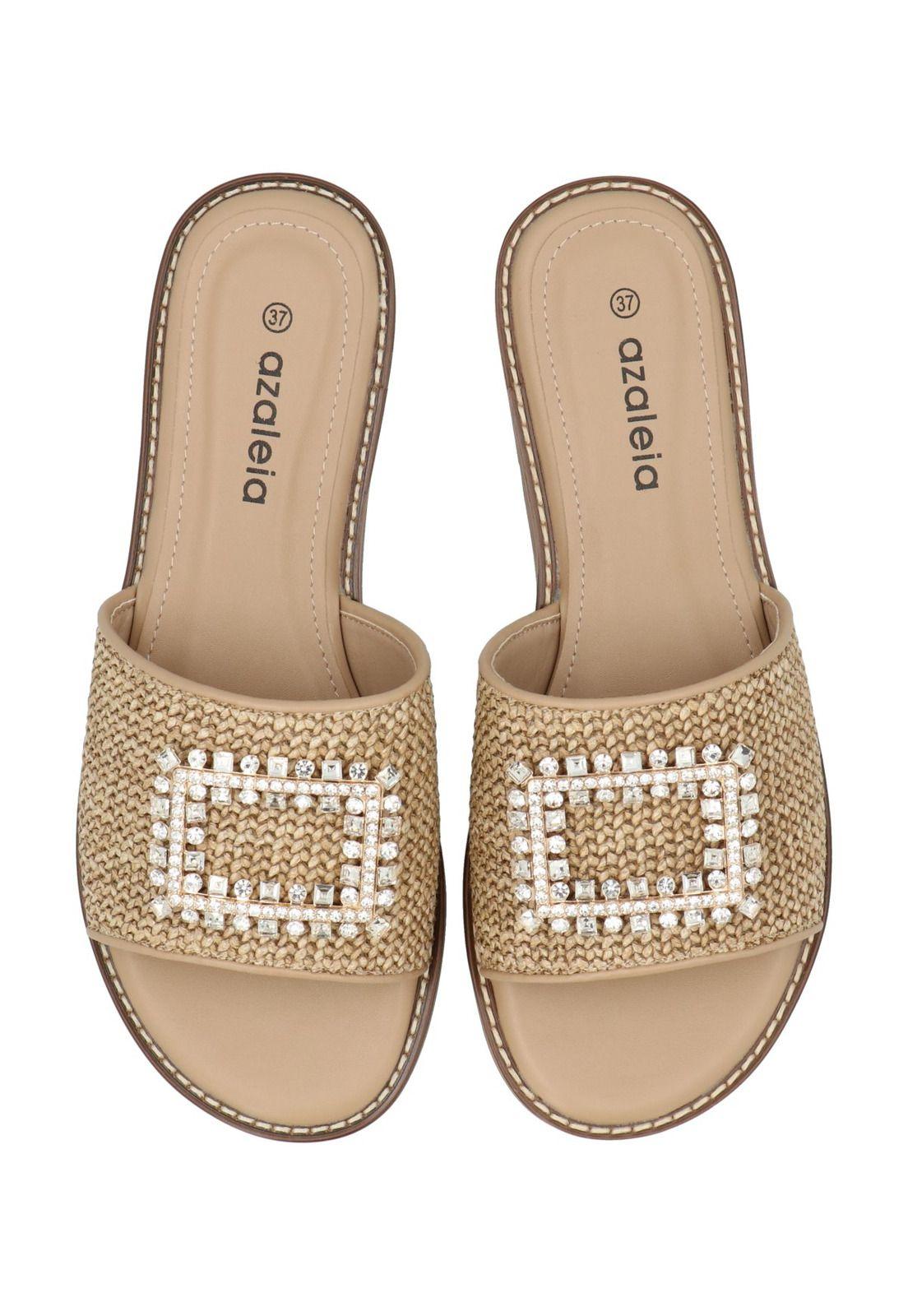 Sandalia Mujer Yan Camel-7