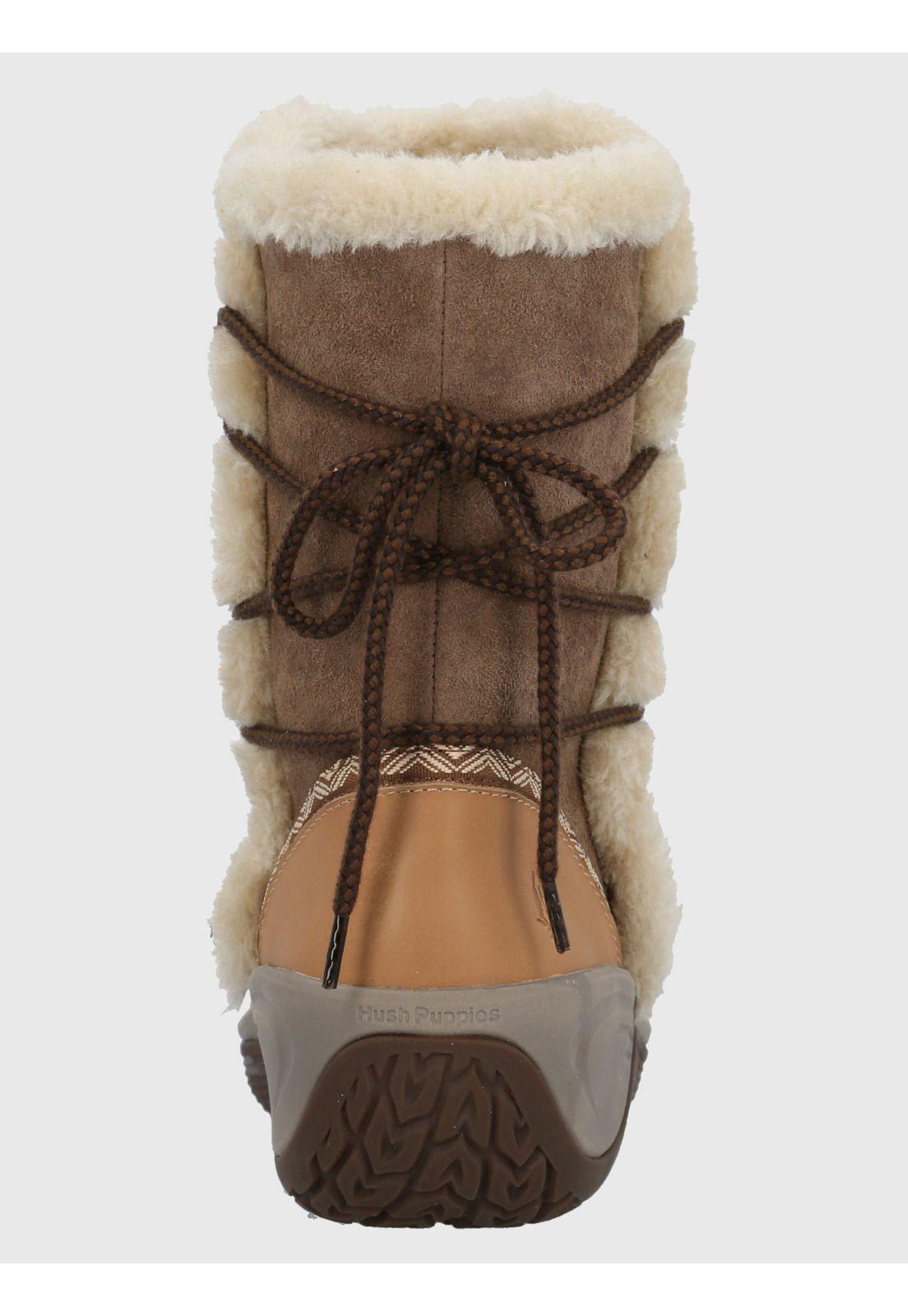 Bota Cuero Mujer Spinal Rug Bootie Café-6