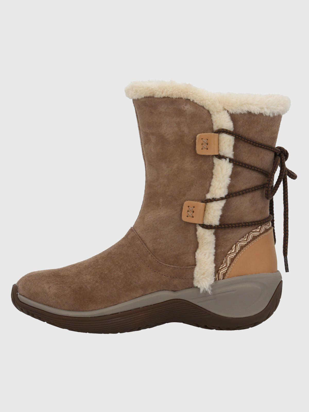 Bota Cuero Mujer Spinal Rug Bootie Café-4