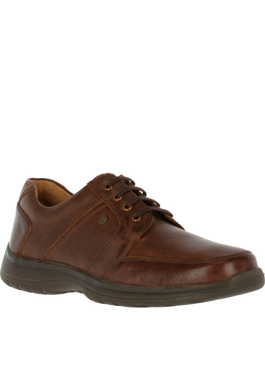 Zapato Cuero Leader Henson Burdeo-0