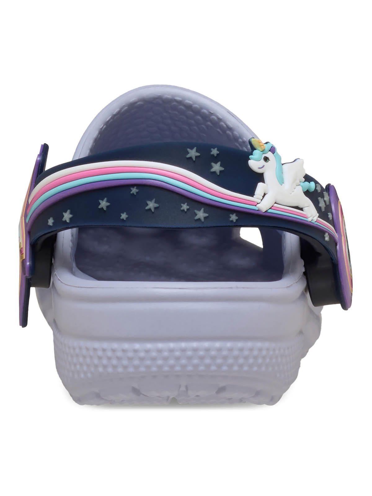 Zueco Niños Pequeños Classic Clog Con Luces Lila Crocs-6