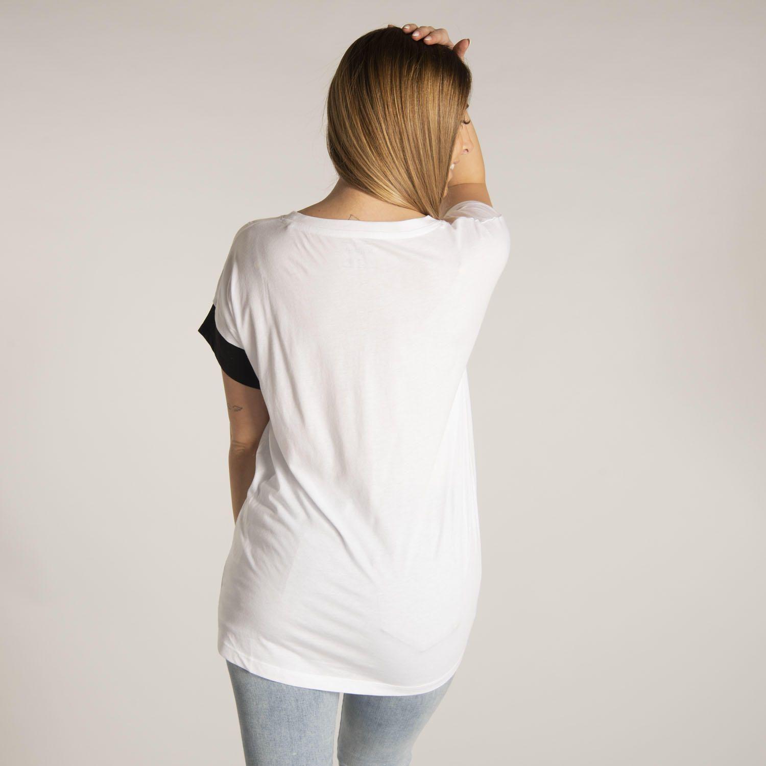 Polera M/C Mujer W Live Free Tee Blanco-2