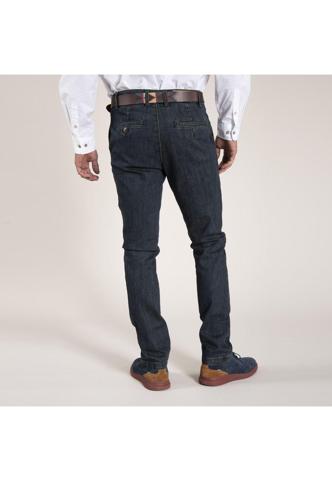 Jeans Algodón Classic Azul Petróleo Hombre Rockford-2