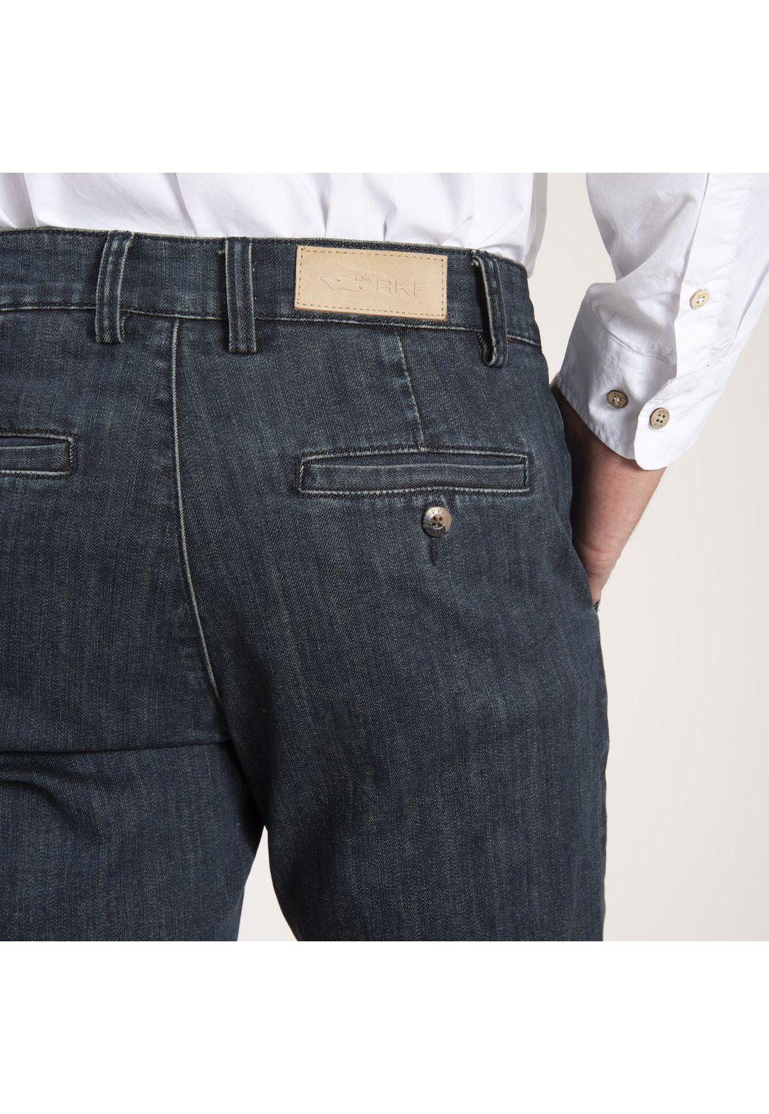 Jeans Algodón Classic Azul Petróleo Hombre Rockford-3