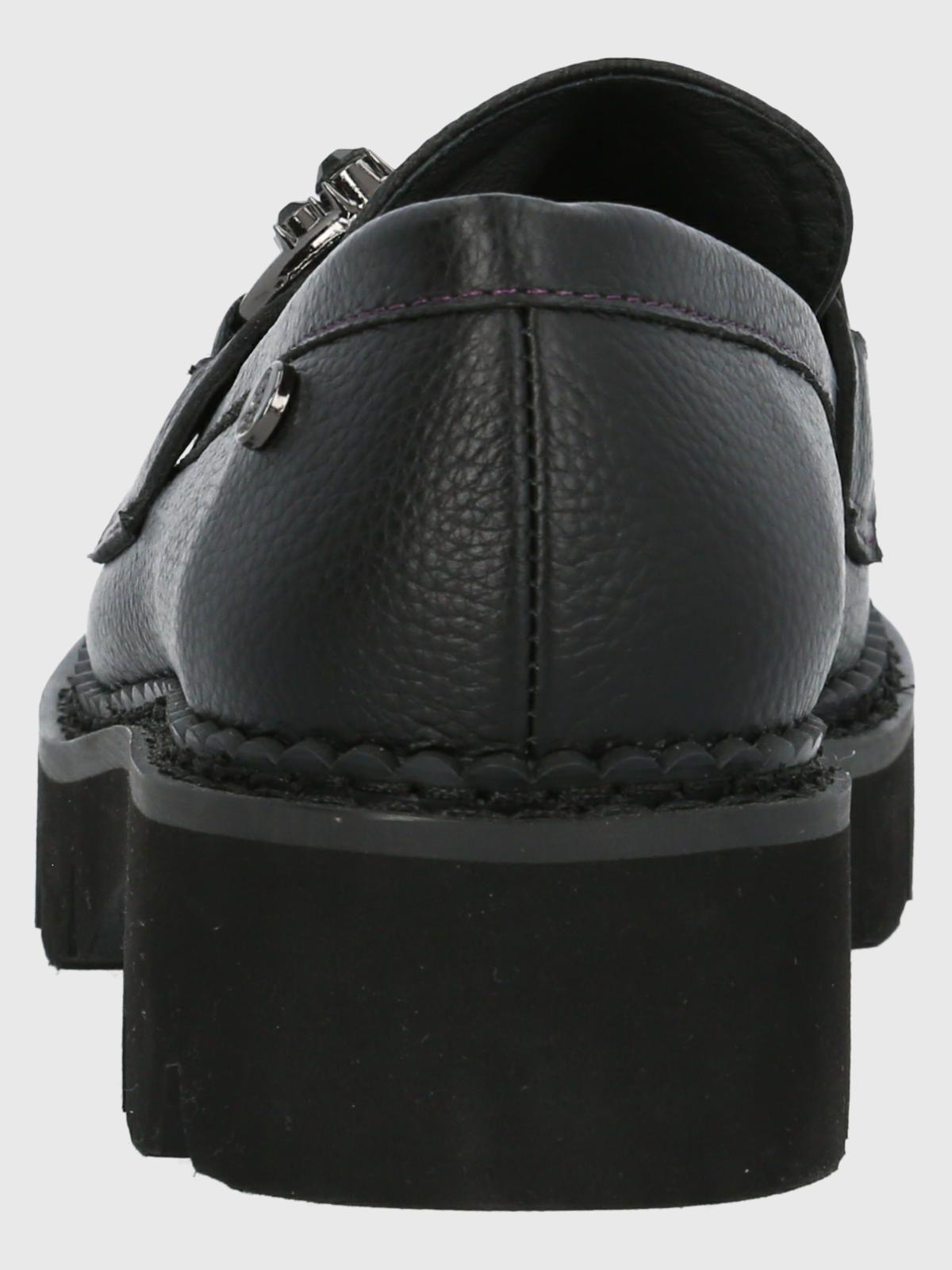 Mocasín Cuero Mujer Salone Negro-6