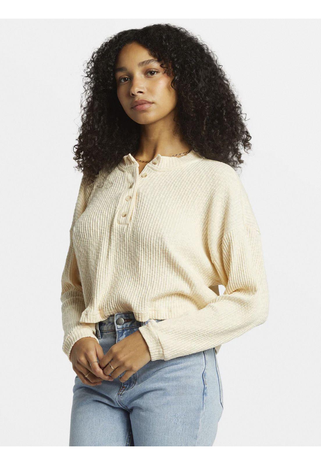 Sweater Mujer Good Catch Blanco-2