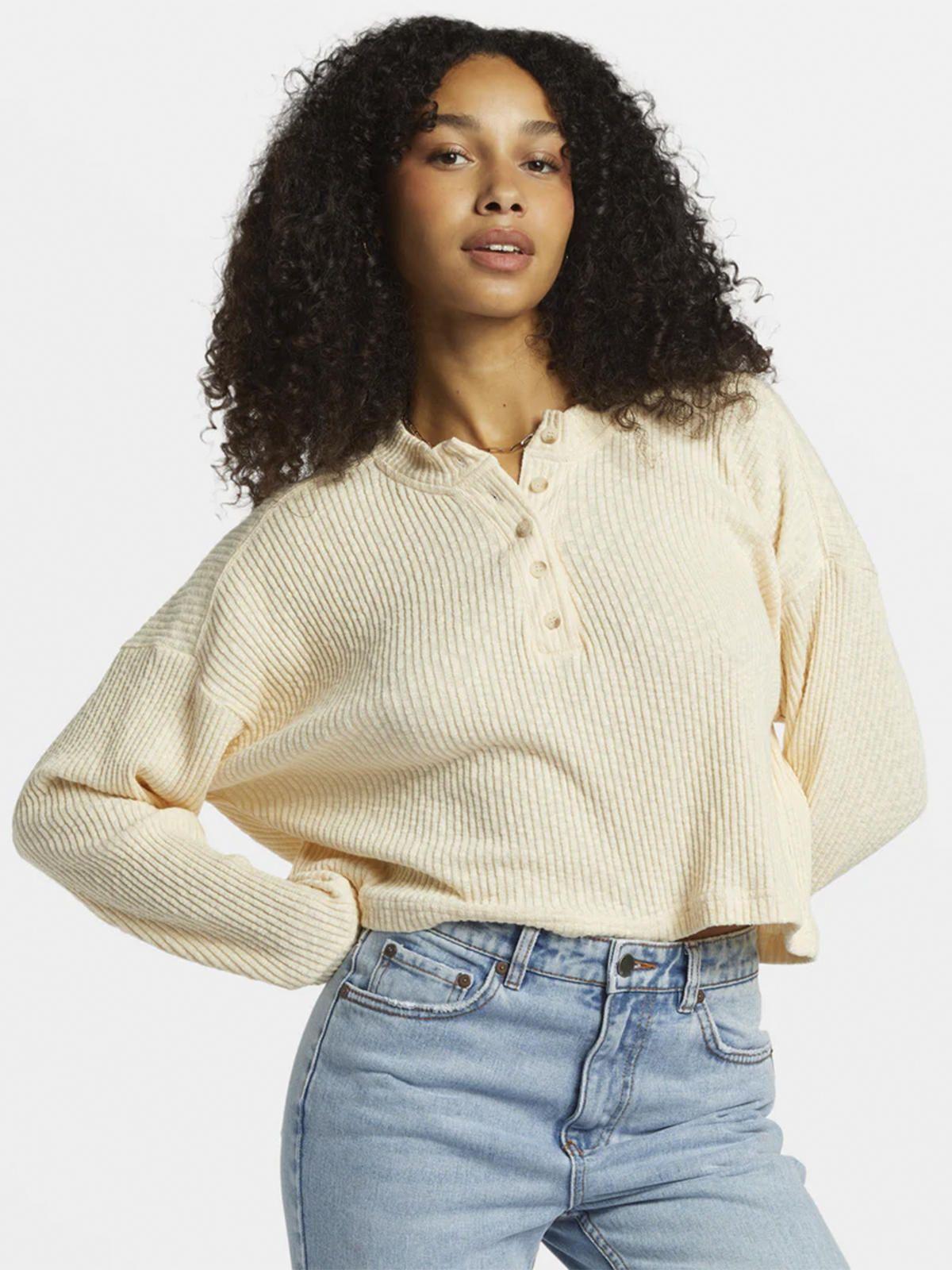 Sweater Mujer Good Catch Blanco-0