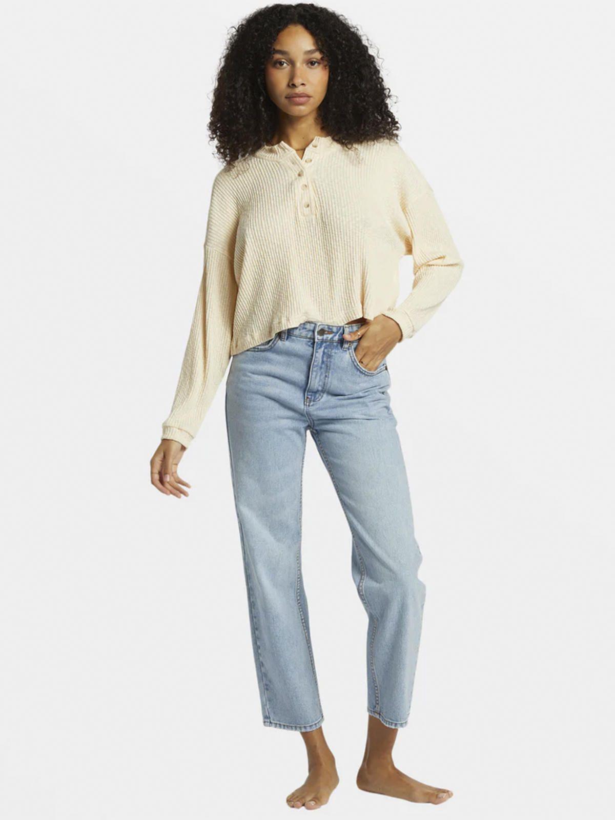 Sweater Mujer Good Catch Blanco-4