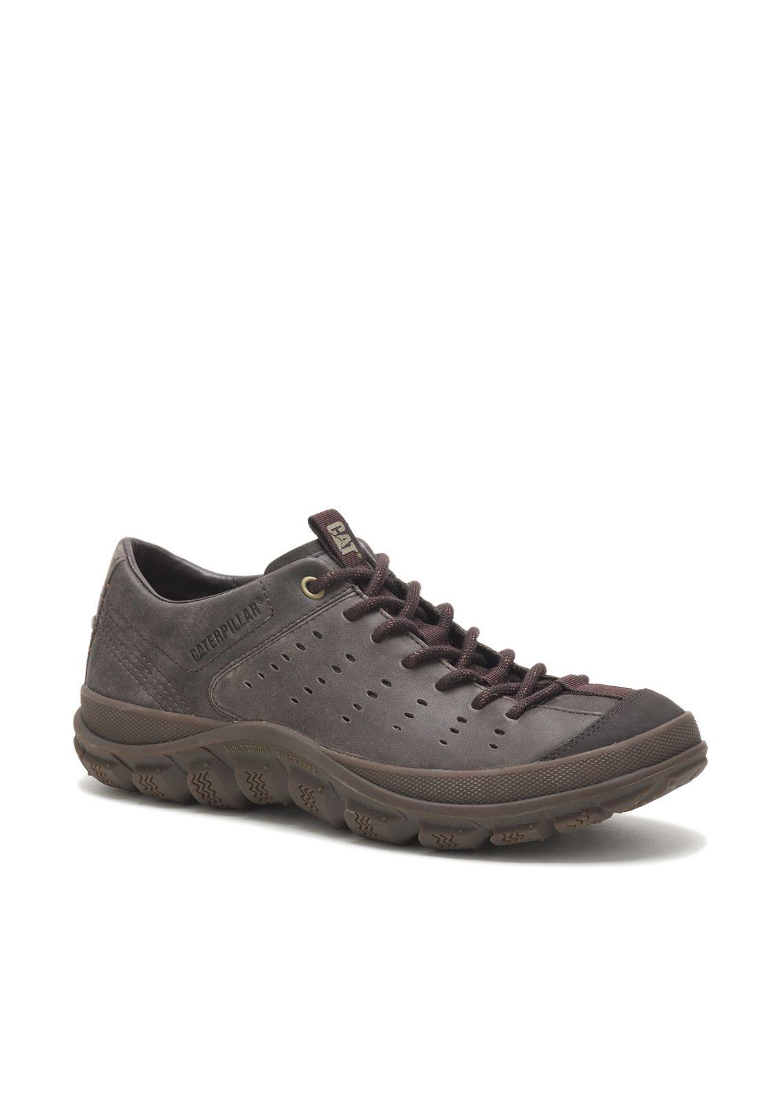 Zapatilla Cuero Hombre Fused Lace Café-0