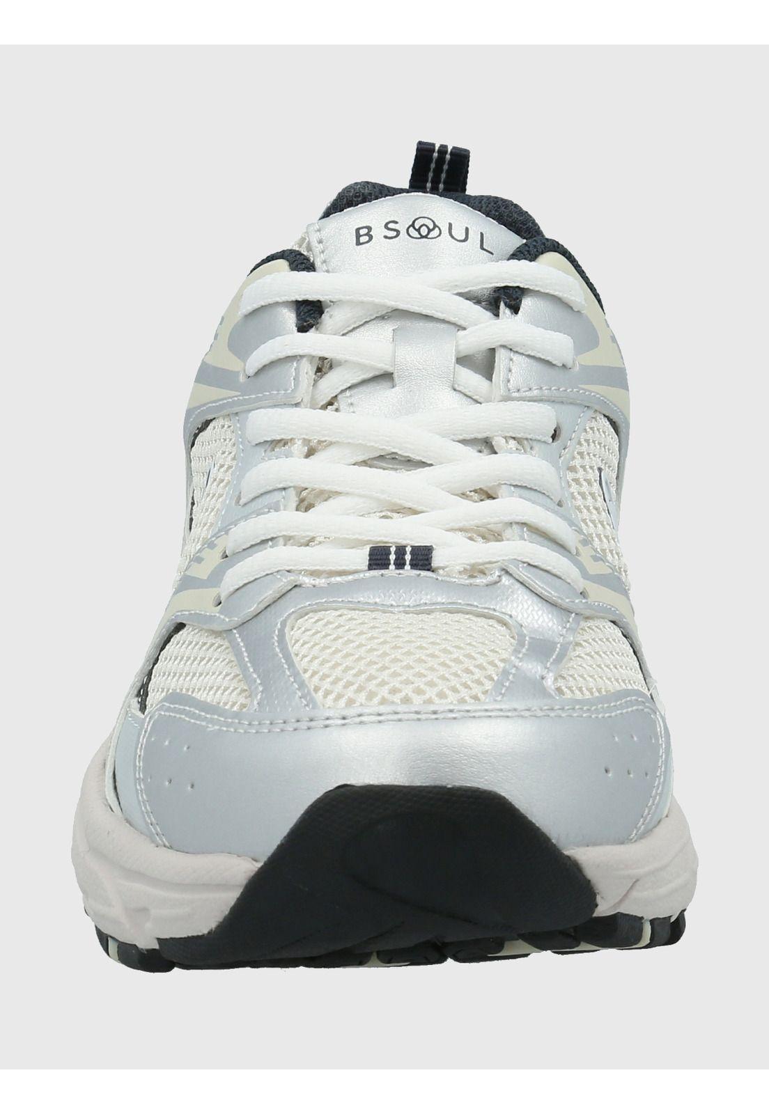 Zapatilla Mujer Miki Silver Bsoul-3