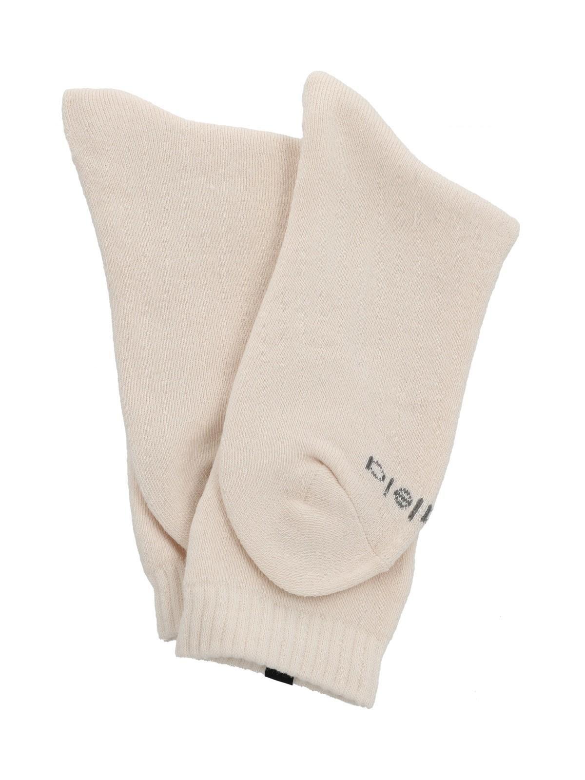 Calcetín Algodón Mujer Heavy Knit Beige/Crudo-2