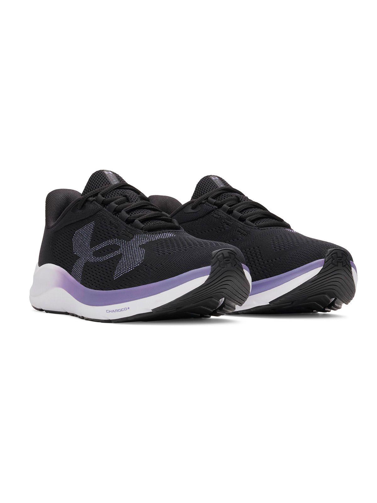 Zapatilla UA Charged Pursuit 4 Logo Grande negro-5