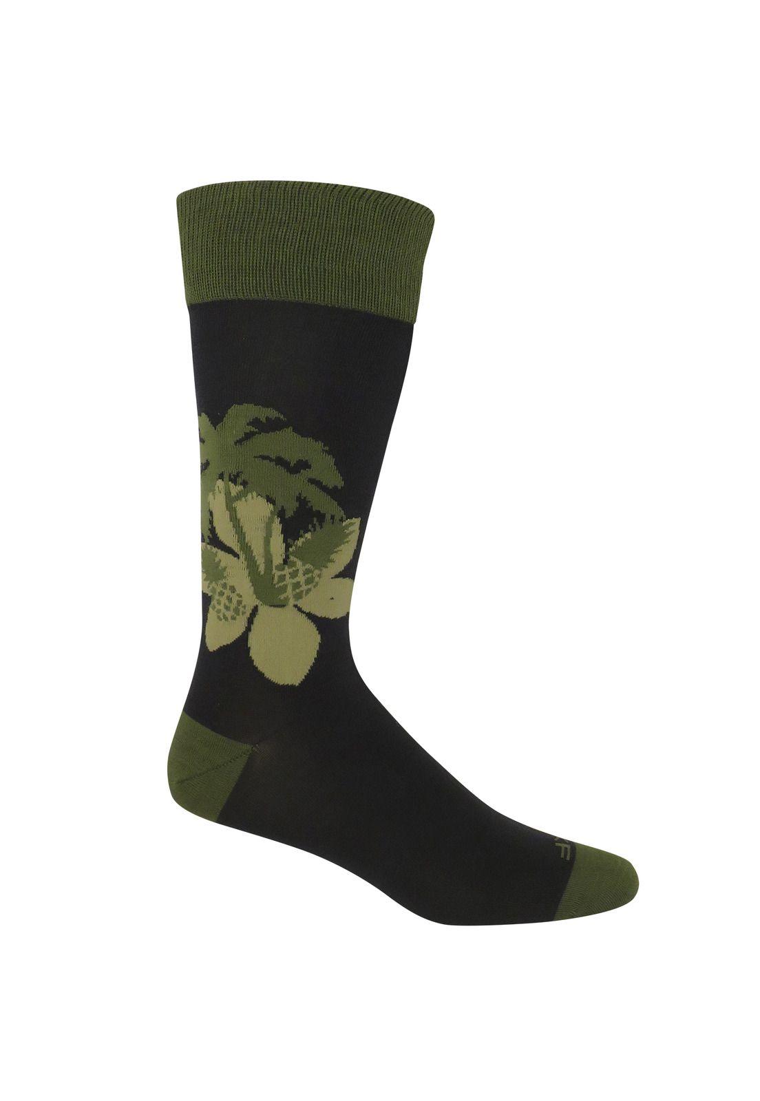 Calcetin Bambú Hombre Tropic Azul Rockford-0