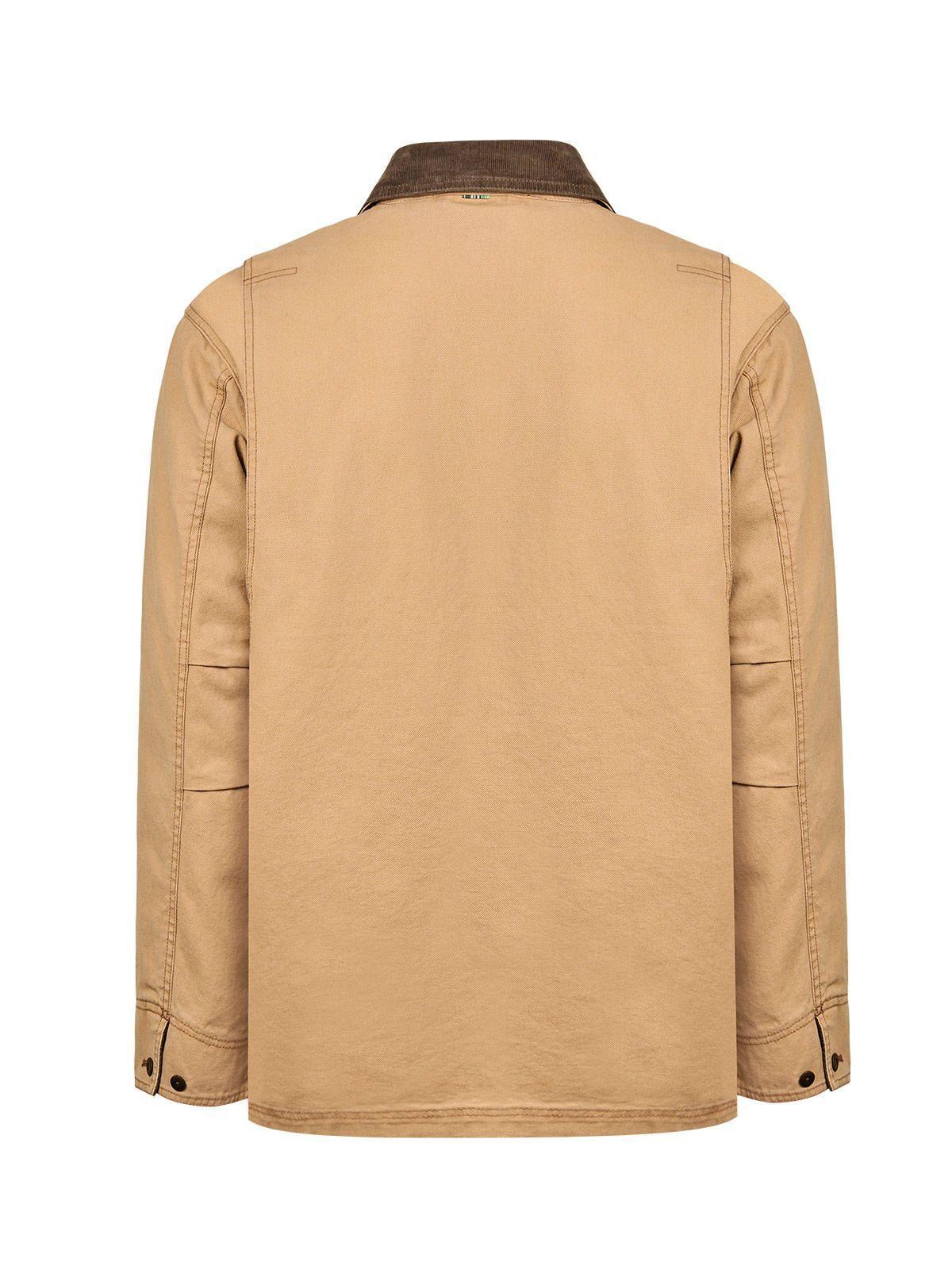 Chaqueta Algodón Orgánico Hombre Barrow Café-1