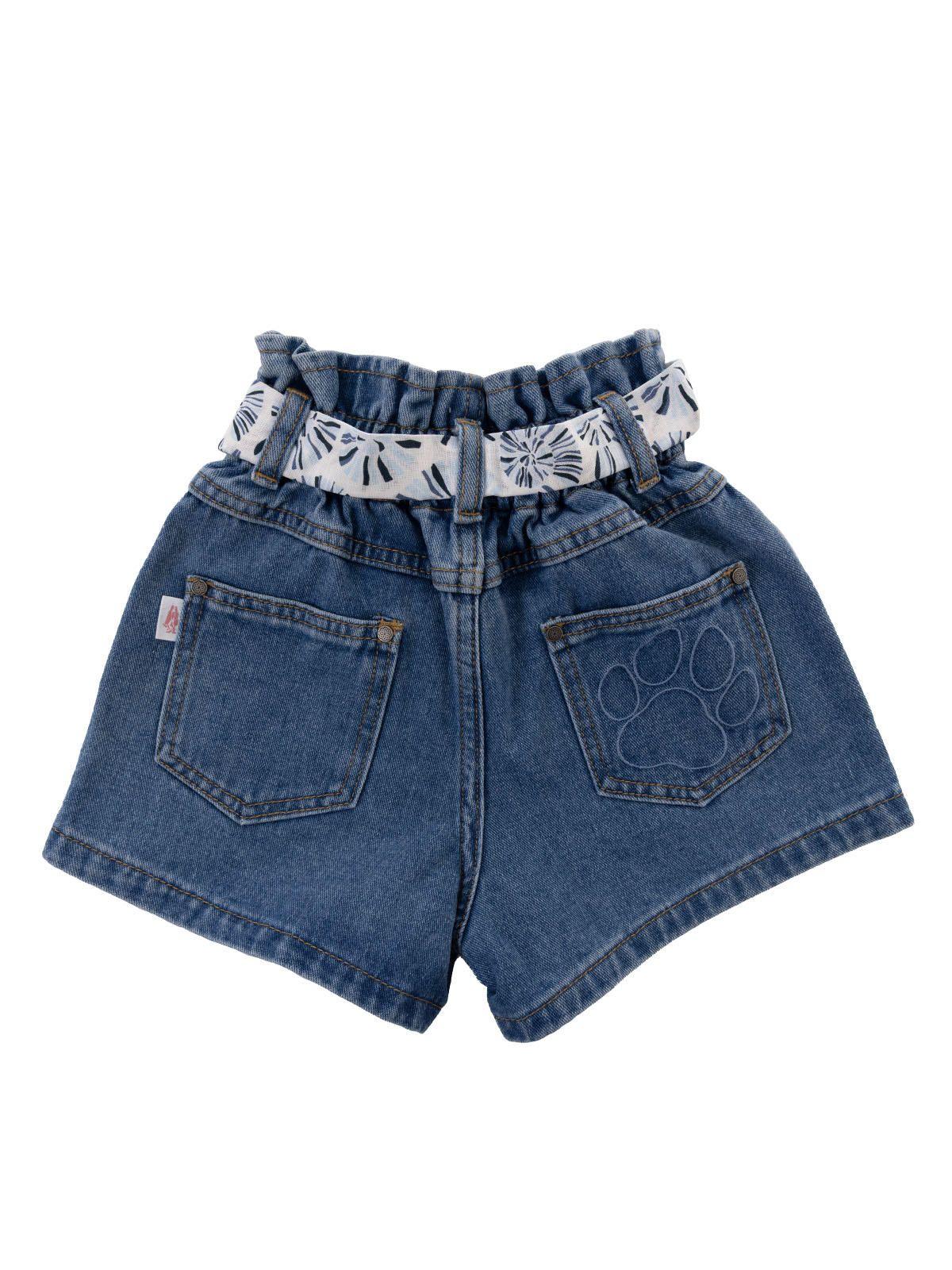 Short Niña Lasa Denim Claro-4