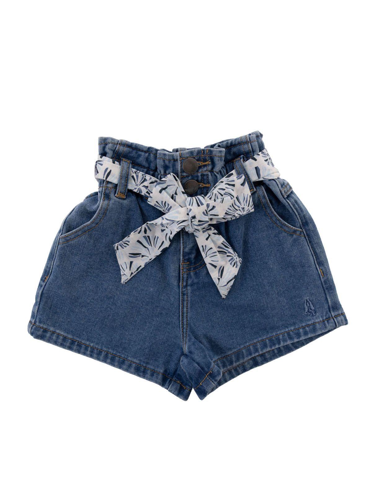 Short Niña Lasa Denim Claro-0