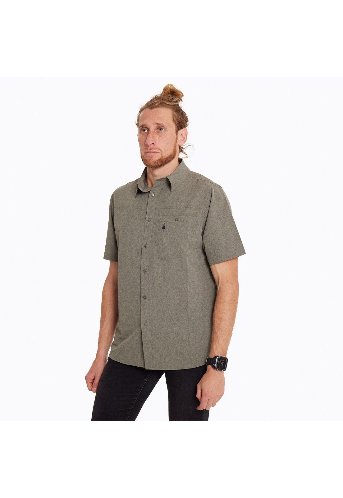 Camisa Hombre Petteril Verde Oliva-0