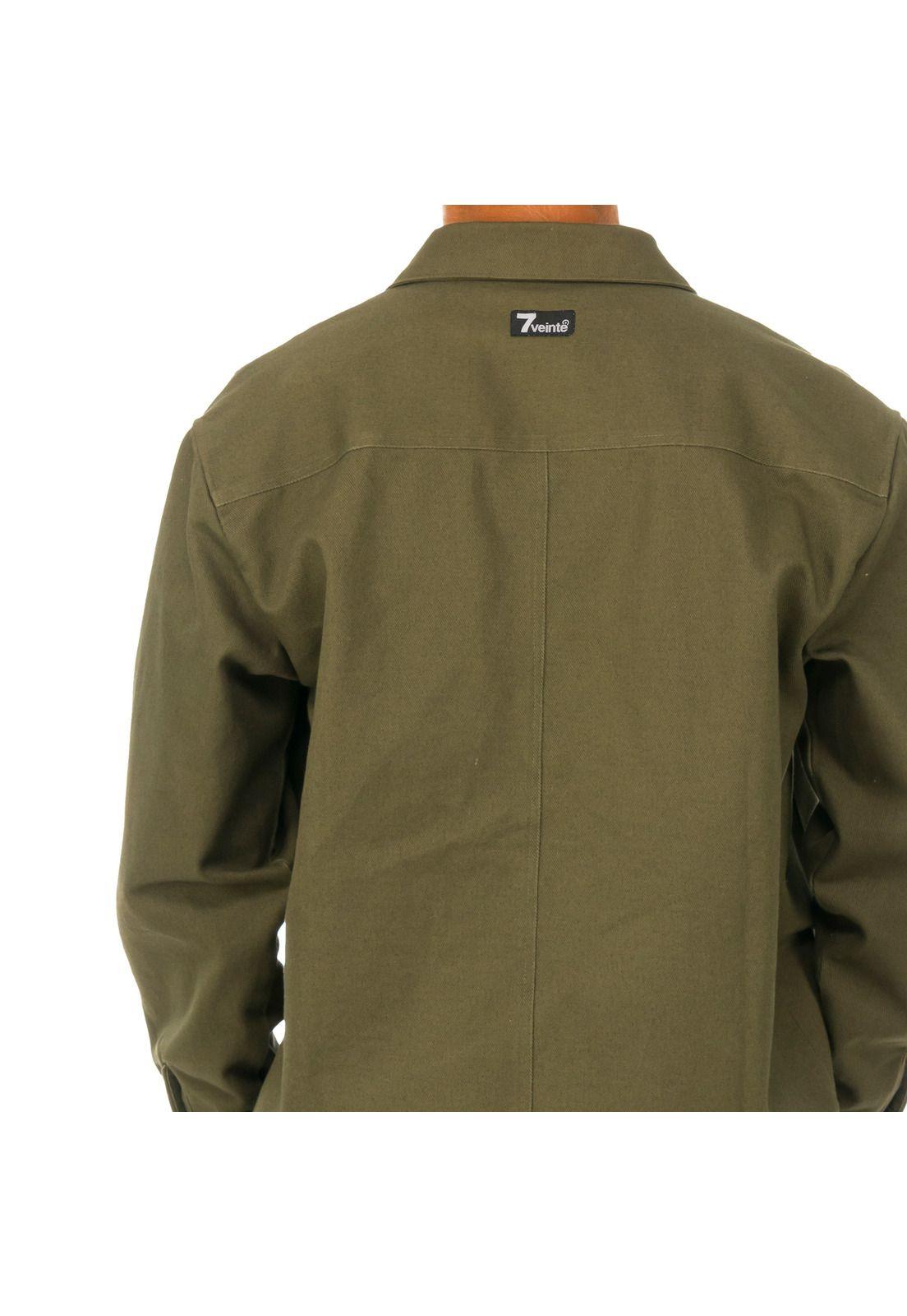 Chaqueta Unisex Clique Verde Militar -2