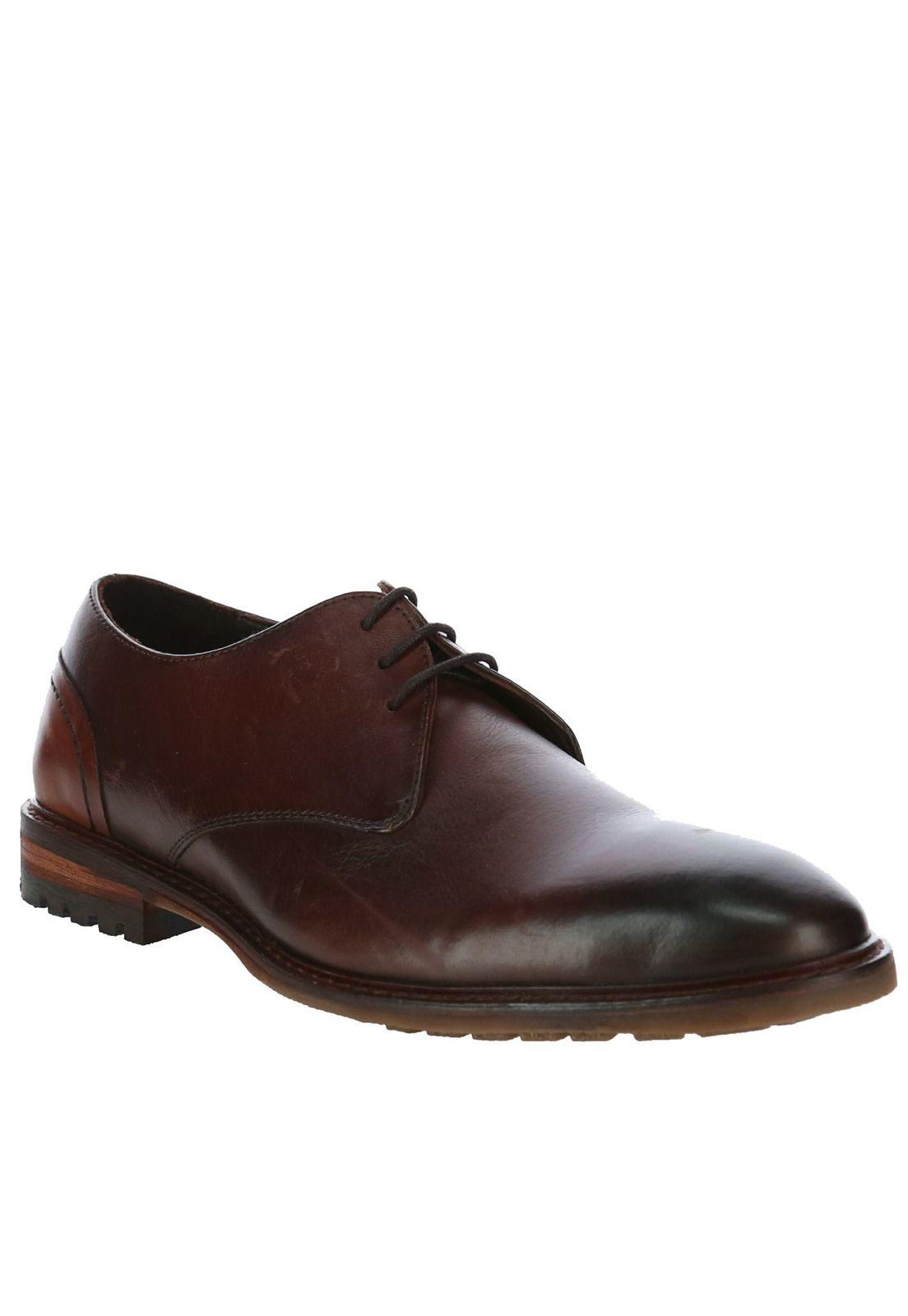 Zapato Cuero Poe Burdeo-0