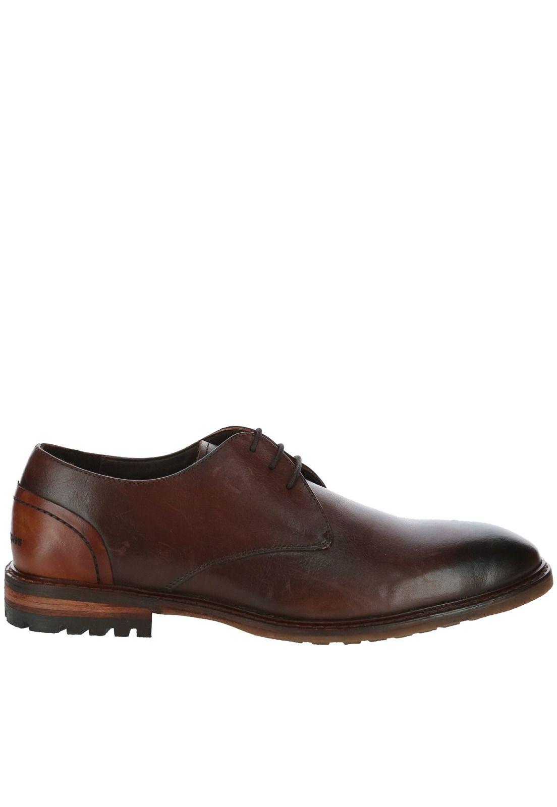 Zapato Cuero Poe Burdeo-1
