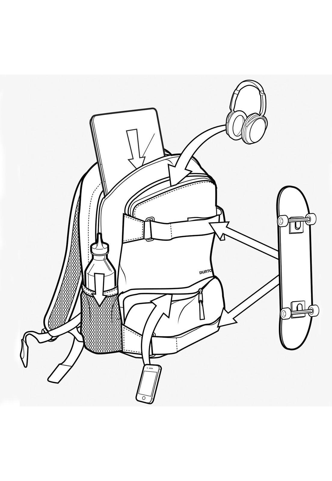 Mochila Treble Yell 21L Morado-4