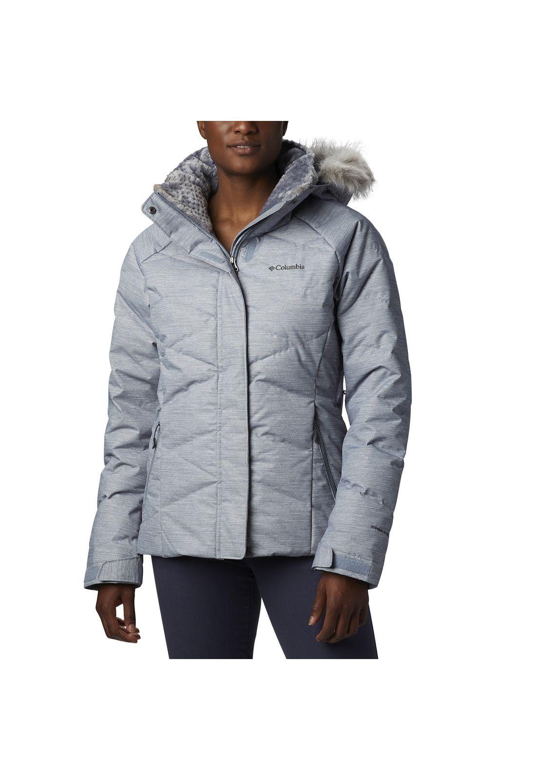 Parka Mujer Lay D Down Ii Jacket Polyester Gris-0