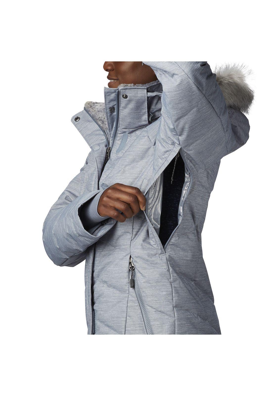 Parka Mujer Lay D Down Ii Jacket Polyester Gris-2