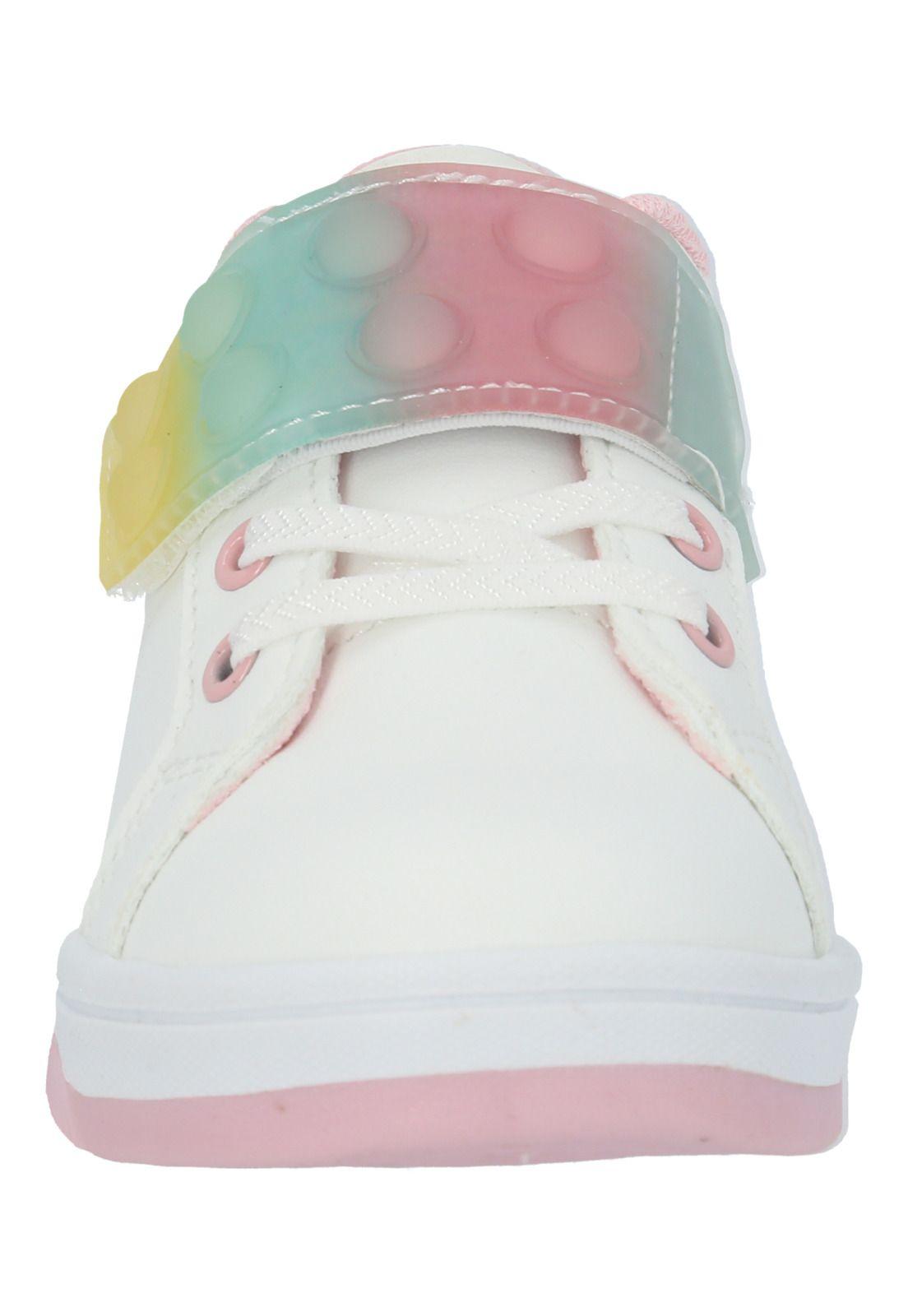 Zapatilla Pop-it Blanca Niña Spa-4