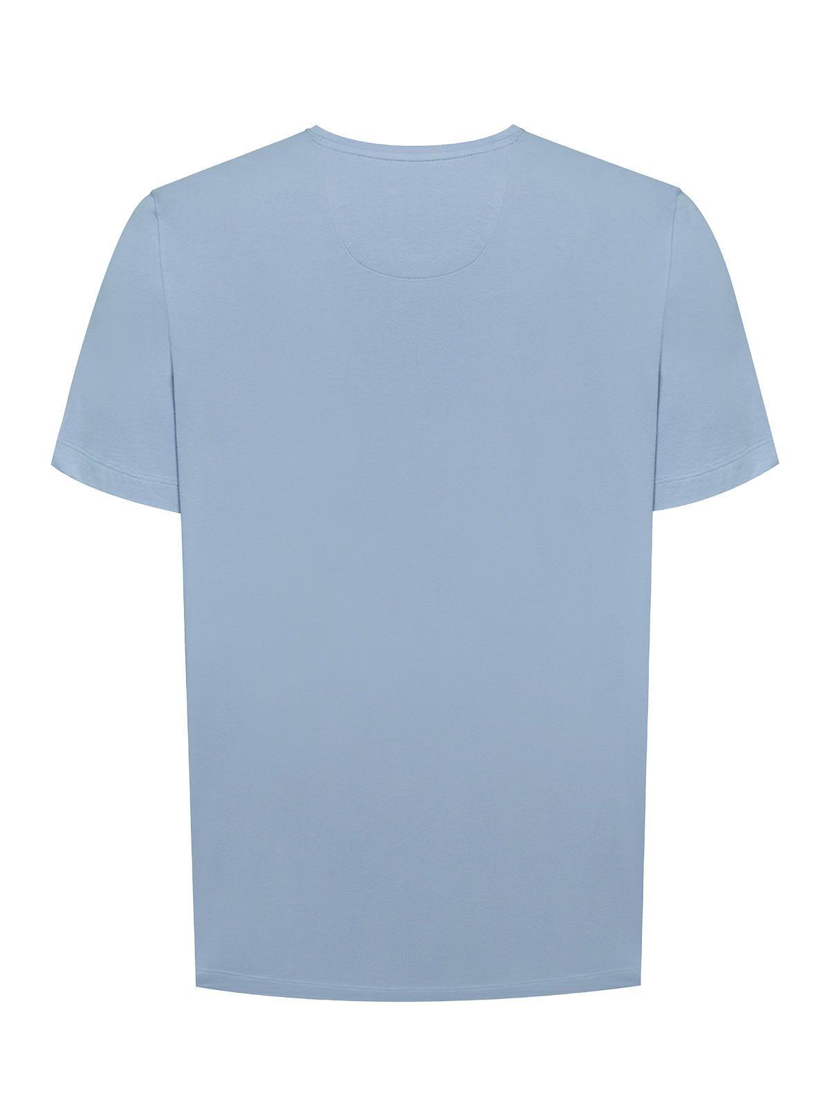Polera Algodón Orgánico Hombre Basicpoc Azul-1