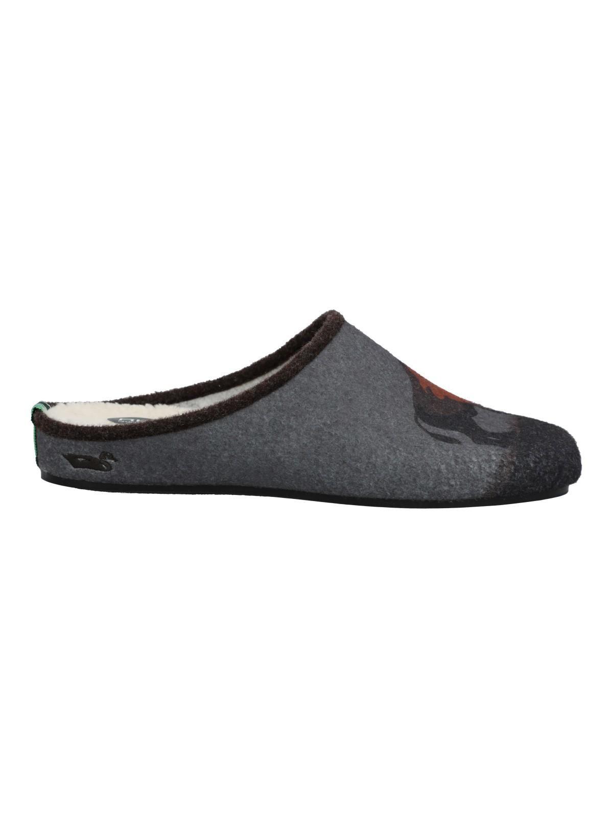 Pantufla Fibras Unisex Rkf Slipper Bisont Café-3