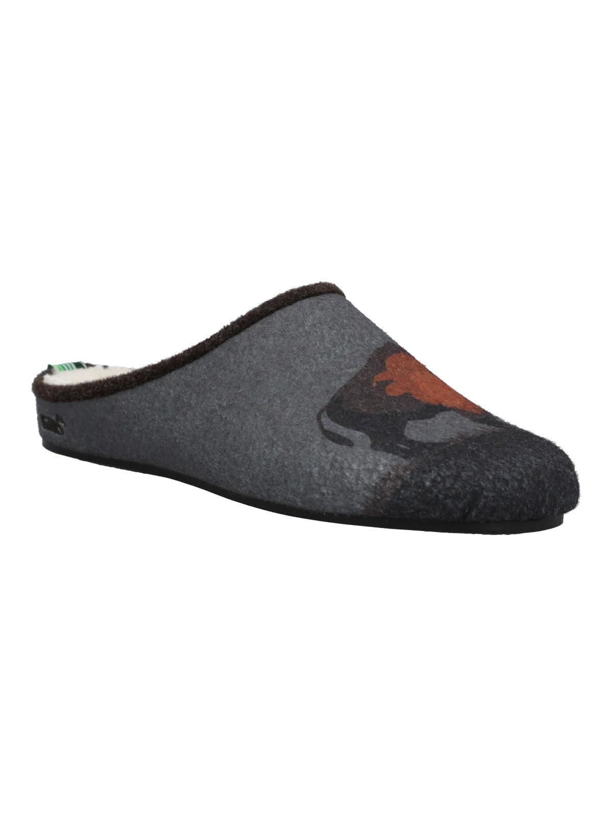 Pantufla Fibras Unisex Rkf Slipper Bisont Café-4