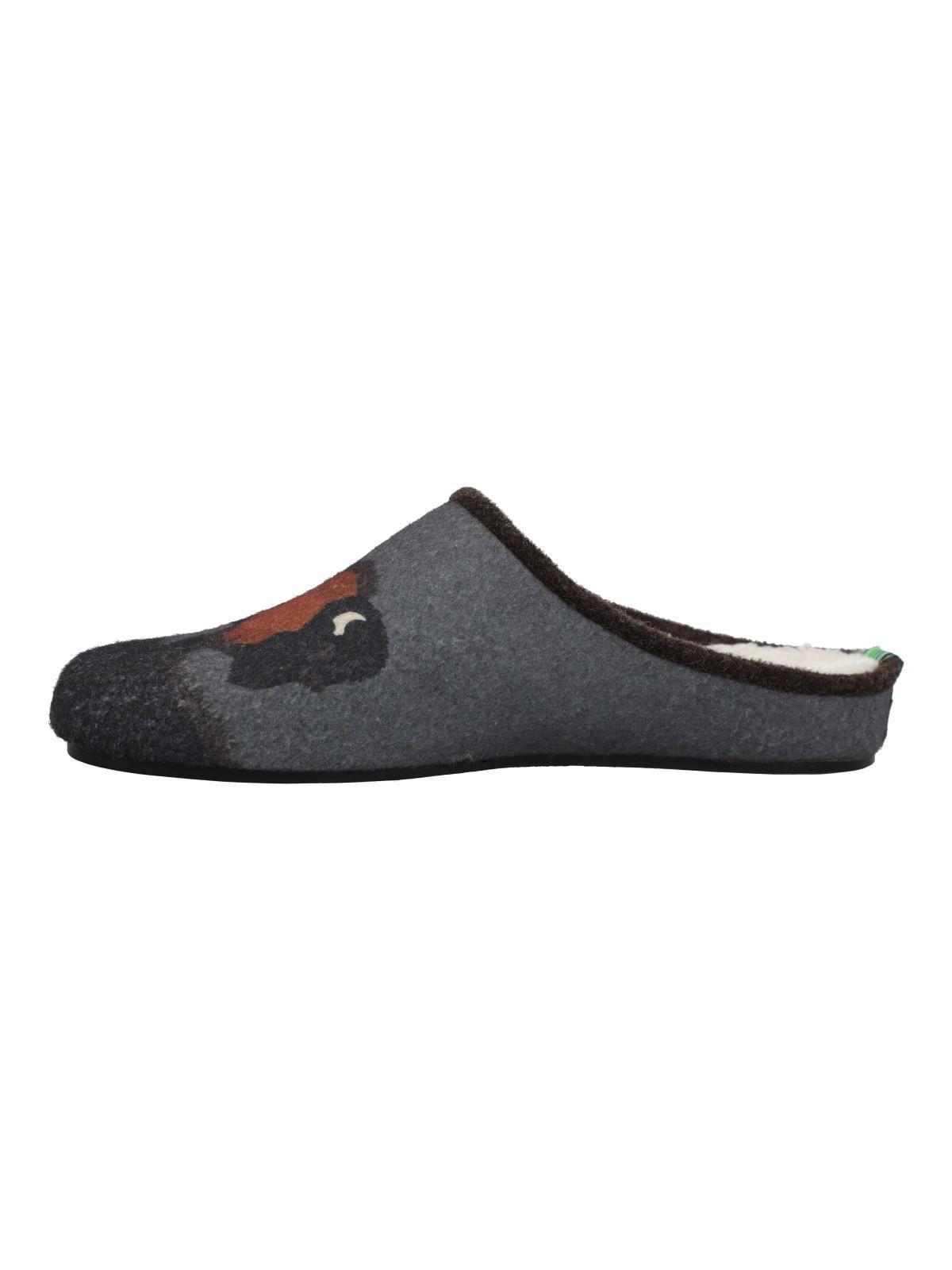 Pantufla Fibras Unisex Rkf Slipper Bisont Café-7