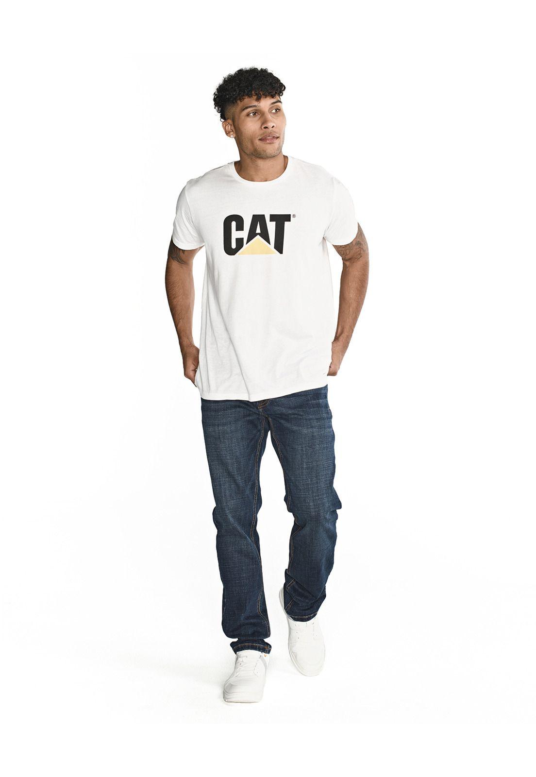 Jeans Coolmax Denim Slim Blanco Hombre-0