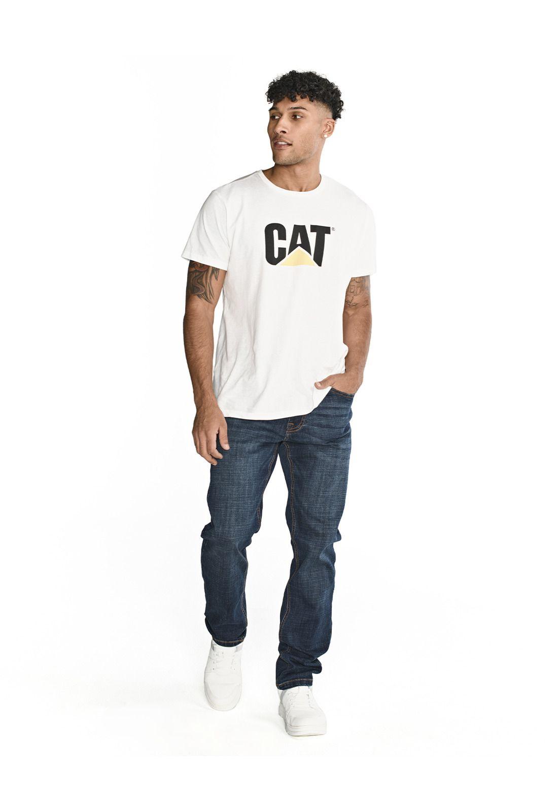 Jeans Coolmax Denim Slim Blanco Hombre-1