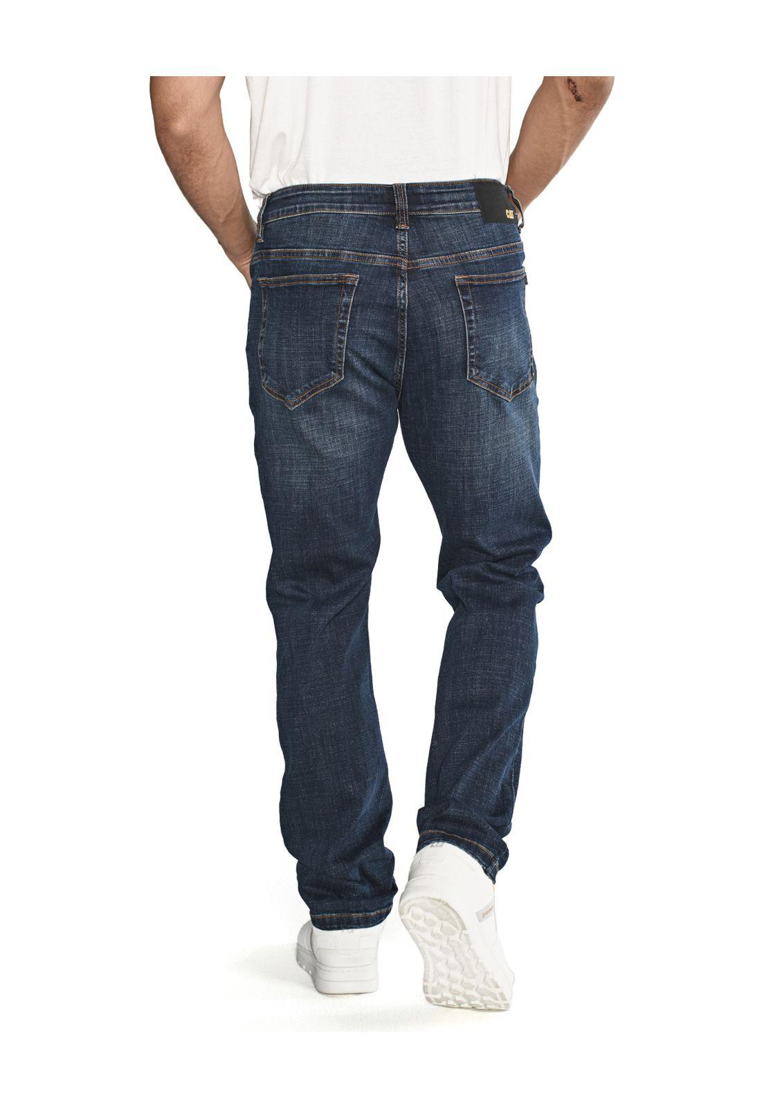 Jeans Coolmax Denim Slim Blanco Hombre-7