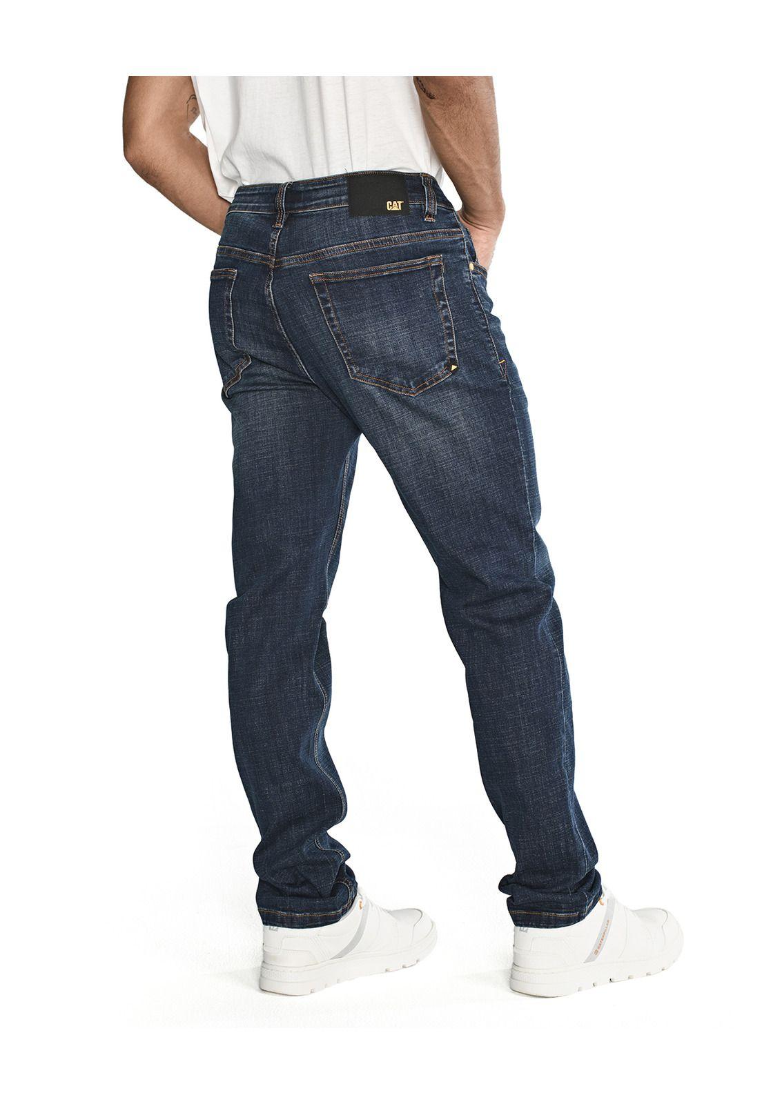 Jeans Coolmax Denim Slim Blanco Hombre-8