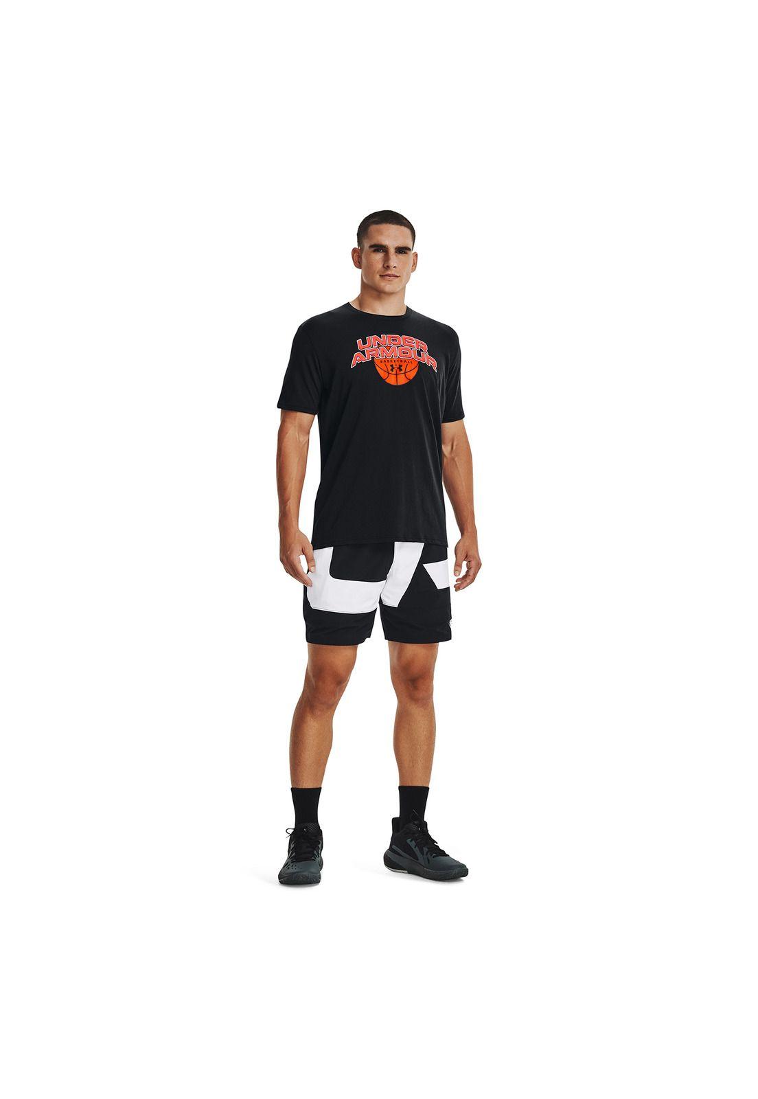 Polera Hombre Bball Branded Wrdmrk Negro-4